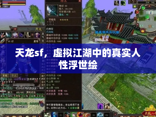 天龙sf，虚拟江湖中的真实人性浮世绘