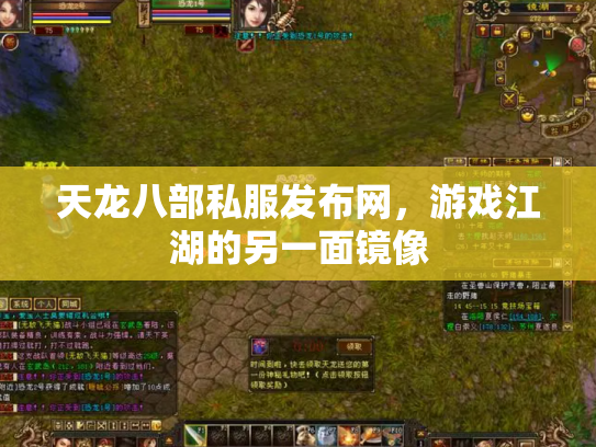天龙八部私服发布网，游戏江湖的另一面镜像