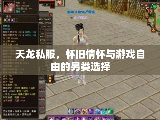 天龙私服，怀旧情怀与游戏自由的另类选择