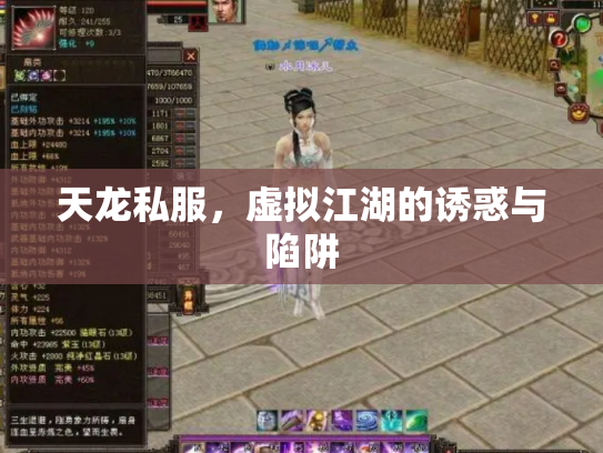 天龙私服，虚拟江湖的诱惑与陷阱