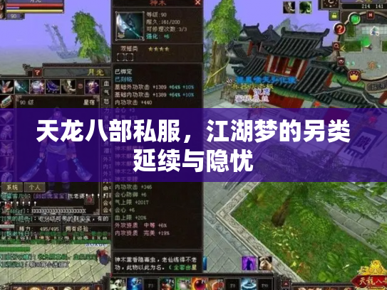 天龙八部私服，江湖梦的另类延续与隐忧