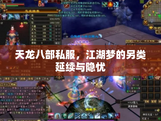 天龙八部私服，江湖梦的另类延续与隐忧