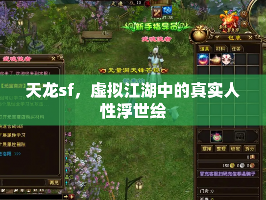 天龙sf,虚拟江湖中的真实人性浮世绘 天龙sf,虚拟江湖中的真实人性浮世绘