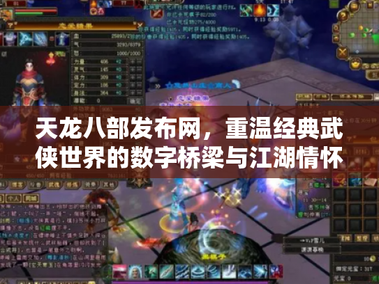 天龙八部发布网，重温经典武侠世界的数字桥梁与江湖情怀