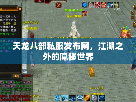 天龙八部私服发布网，江湖之外的隐秘世界