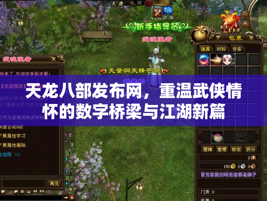 天龙八部发布网，重温武侠情怀的数字桥梁与江湖新篇