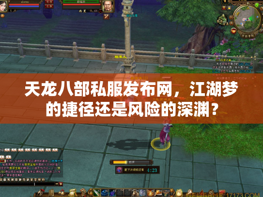 天龙八部私服发布网，江湖梦的捷径还是风险的深渊？