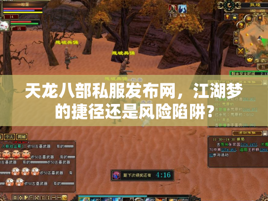天龙八部私服发布网，江湖梦的捷径还是风险陷阱？
