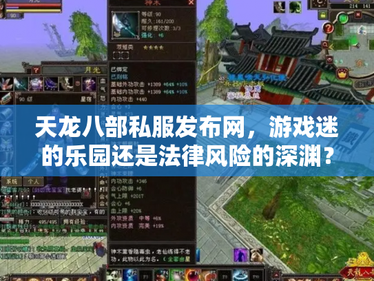 天龙八部私服发布网，游戏迷的乐园还是法律风险的深渊？