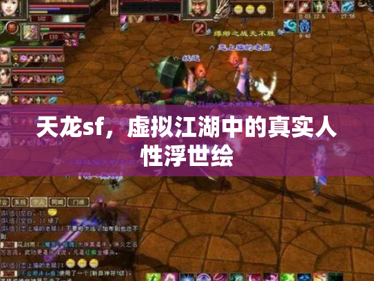 天龙sf，虚拟江湖中的真实人性浮世绘