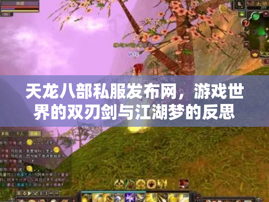 天龙八部私服发布网，游戏世界的双刃剑与江湖梦的反思