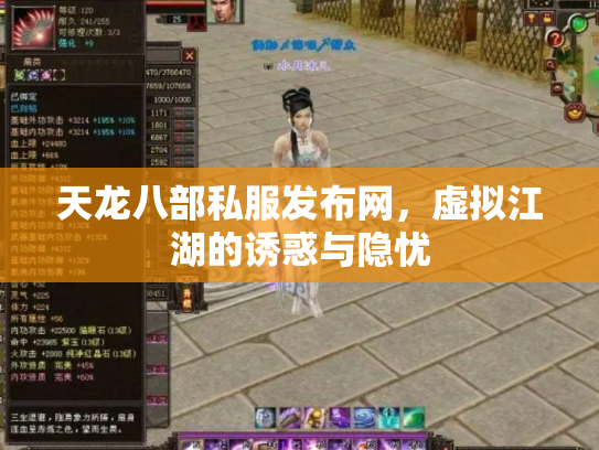 天龙八部私服发布网，虚拟江湖的诱惑与隐忧