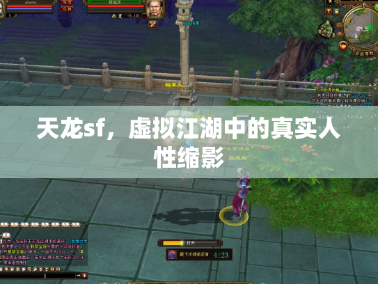天龙sf，虚拟江湖中的真实人性缩影