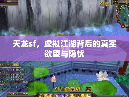 天龙sf，虚拟江湖背后的真实欲望与隐忧