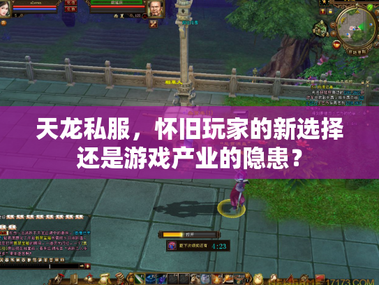 天龙私服，怀旧玩家的新选择还是游戏产业的隐患？