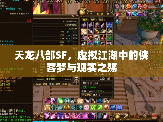 天龙八部SF，虚拟江湖中的侠客梦与现实之殇