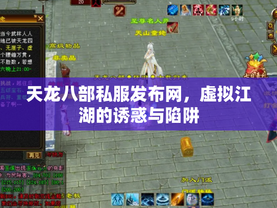 天龙八部私服发布网，虚拟江湖的诱惑与陷阱