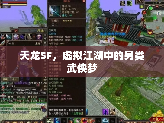 天龙SF，虚拟江湖中的另类武侠梦