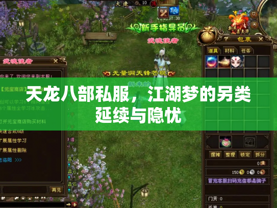 天龙八部私服，江湖梦的另类延续与隐忧