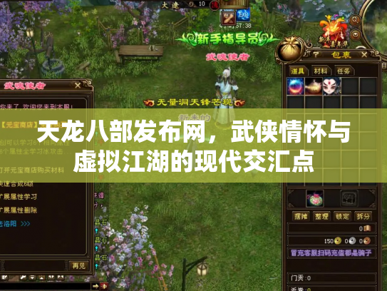 天龙八部发布网，武侠情怀与虚拟江湖的现代交汇点