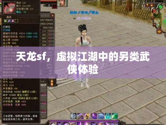 天龙sf，虚拟江湖中的另类武侠体验