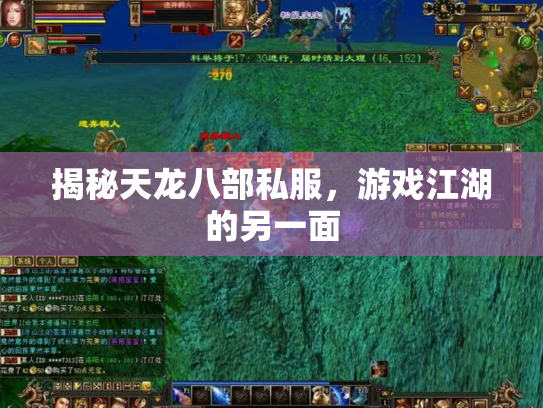揭秘天龙八部私服，游戏江湖的另一面