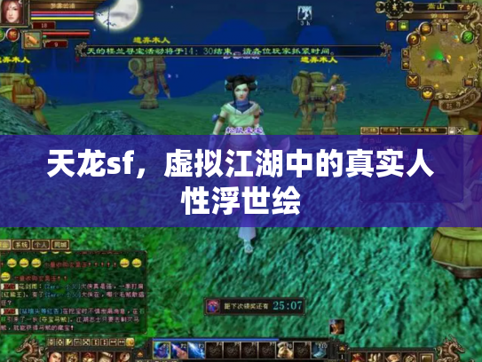 天龙sf，虚拟江湖中的真实人性浮世绘