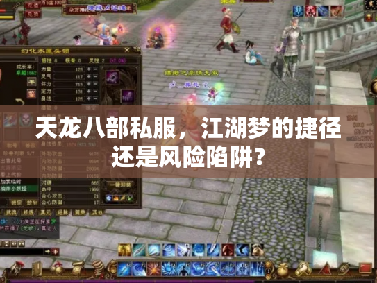 天龙八部私服，江湖梦的捷径还是风险陷阱？