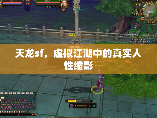 天龙sf，虚拟江湖中的真实人性缩影