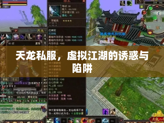 天龙私服，虚拟江湖的诱惑与陷阱