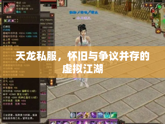 天龙私服，怀旧与争议并存的虚拟江湖