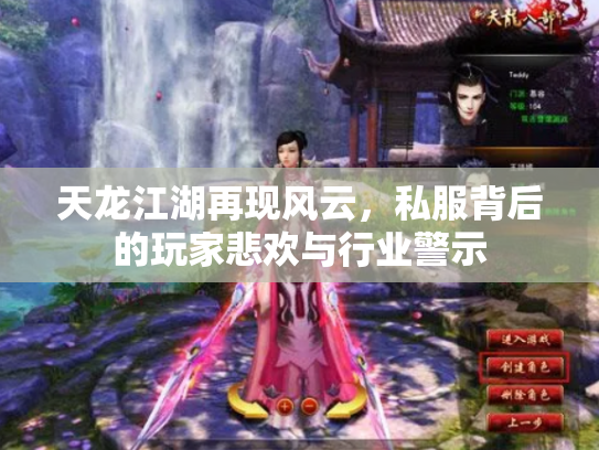 天龙江湖再现风云，私服背后的玩家悲欢与行业警示