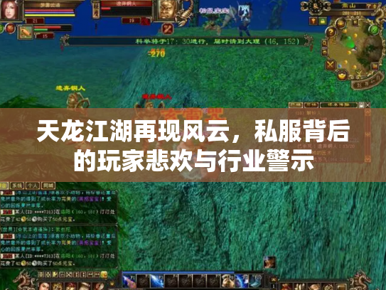 天龙江湖再现风云，私服背后的玩家悲欢与行业警示