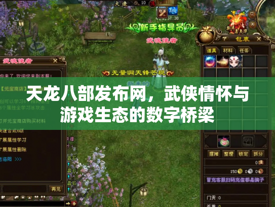 天龙八部发布网，武侠情怀与游戏生态的数字桥梁