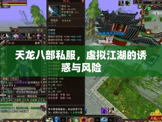 天龙八部私服，虚拟江湖的诱惑与风险