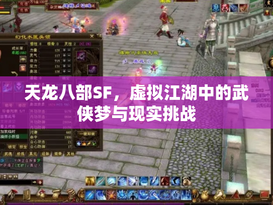 天龙八部SF，虚拟江湖中的武侠梦与现实挑战