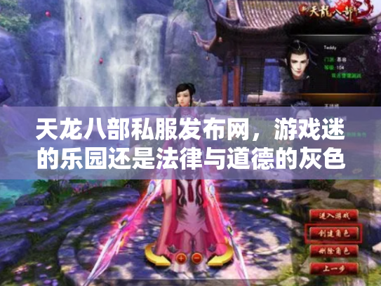 天龙八部私服发布网，游戏迷的乐园还是法律与道德的灰色地带？
