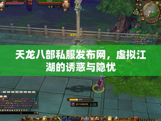天龙八部私服发布网，虚拟江湖的诱惑与隐忧