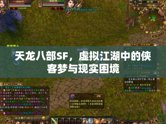 天龙八部SF，虚拟江湖中的侠客梦与现实困境