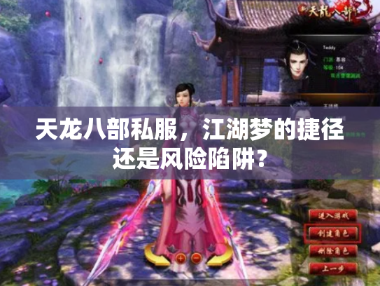 天龙八部私服，江湖梦的捷径还是风险陷阱？