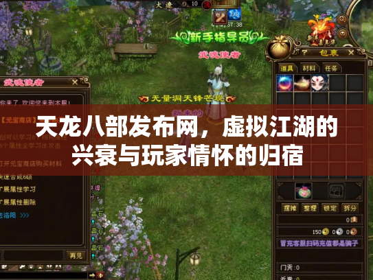 天龙八部发布网，虚拟江湖的兴衰与玩家情怀的归宿