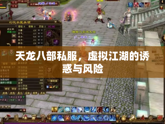 天龙八部私服，虚拟江湖的诱惑与风险