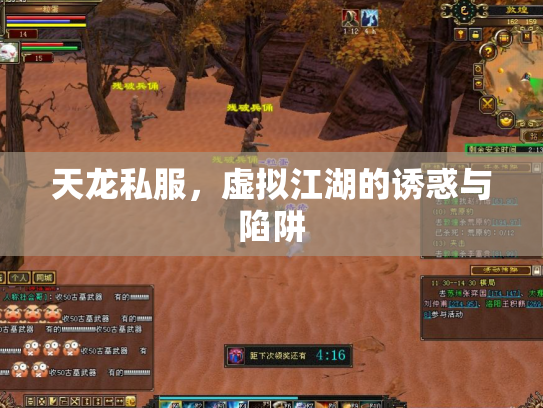 天龙私服，虚拟江湖的诱惑与陷阱