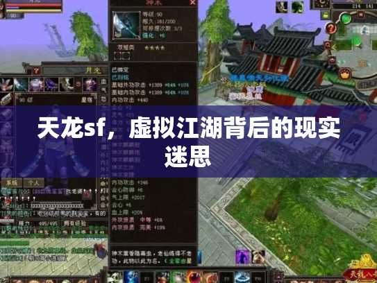 天龙sf，虚拟江湖背后的现实迷思
