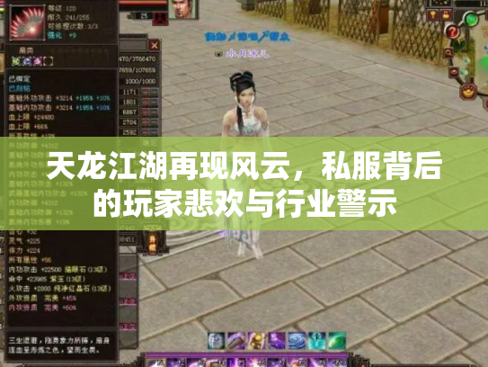 天龙江湖再现风云，私服背后的玩家悲欢与行业警示
