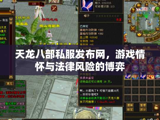 天龙八部私服发布网，游戏情怀与法律风险的博弈