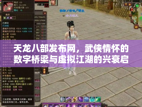 天龙八部发布网，武侠情怀的数字桥梁与虚拟江湖的兴衰启示录