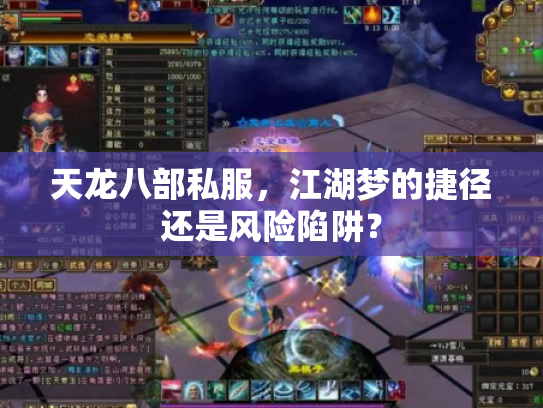 天龙八部私服，江湖梦的捷径还是风险陷阱？