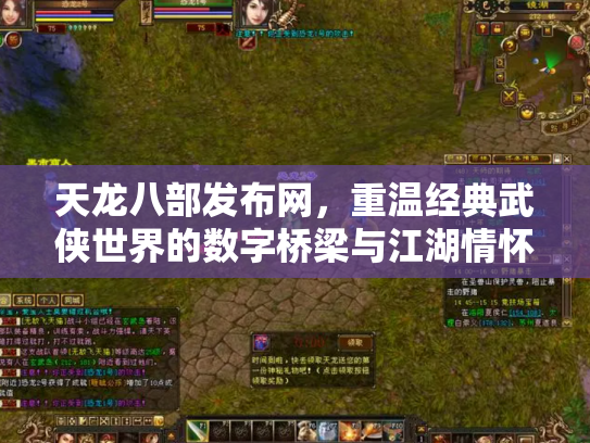 天龙八部发布网，重温经典武侠世界的数字桥梁与江湖情怀