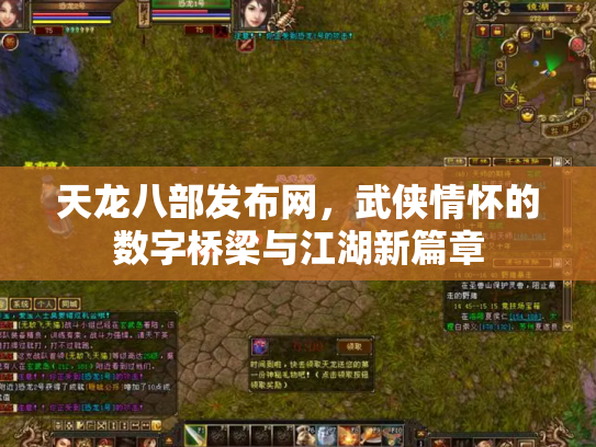 天龙八部发布网，武侠情怀的数字桥梁与江湖新篇章